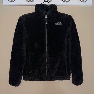 Girls North Face full zip fleece jacket
